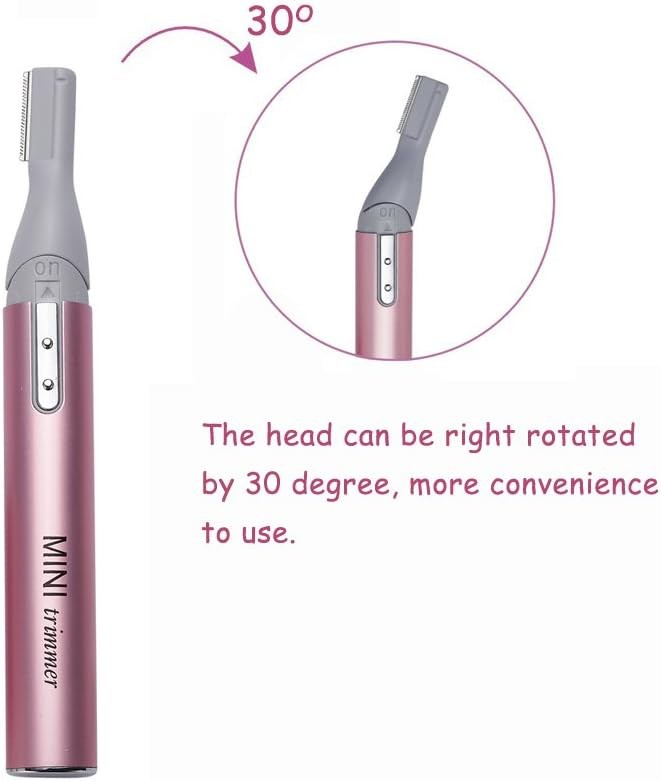 Mini Rotatable Lady Shaver Electric Bikini Facial Precision Trimmer Eyebrow