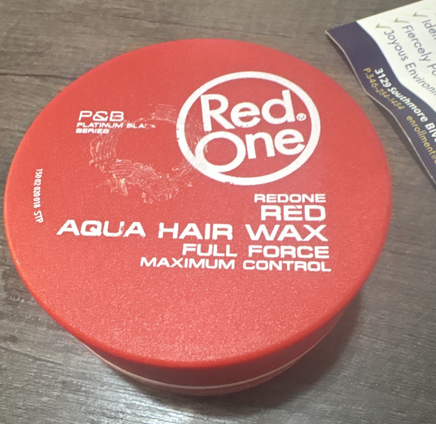 RedOne Red Aqua Hair Wax Full Force Maximum Control Hold, Wax for Hair