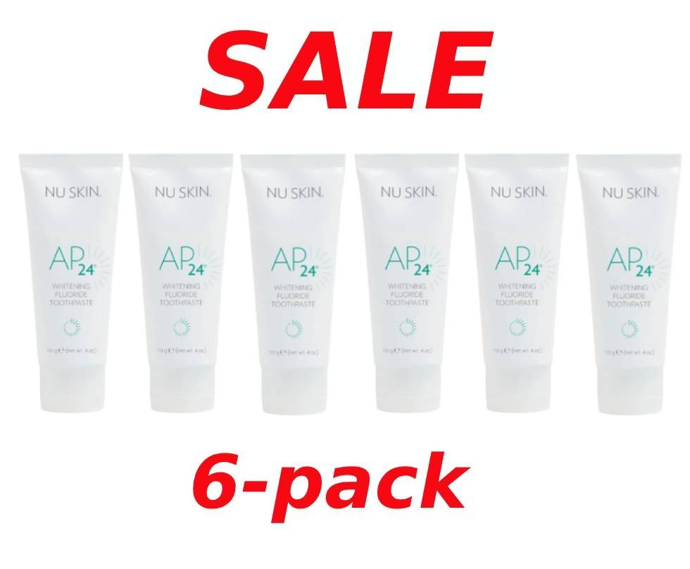 Nuskin Nu Skin AP24 Whitening Fluoride Toothpaste – 6 PACK – exp 11/2026