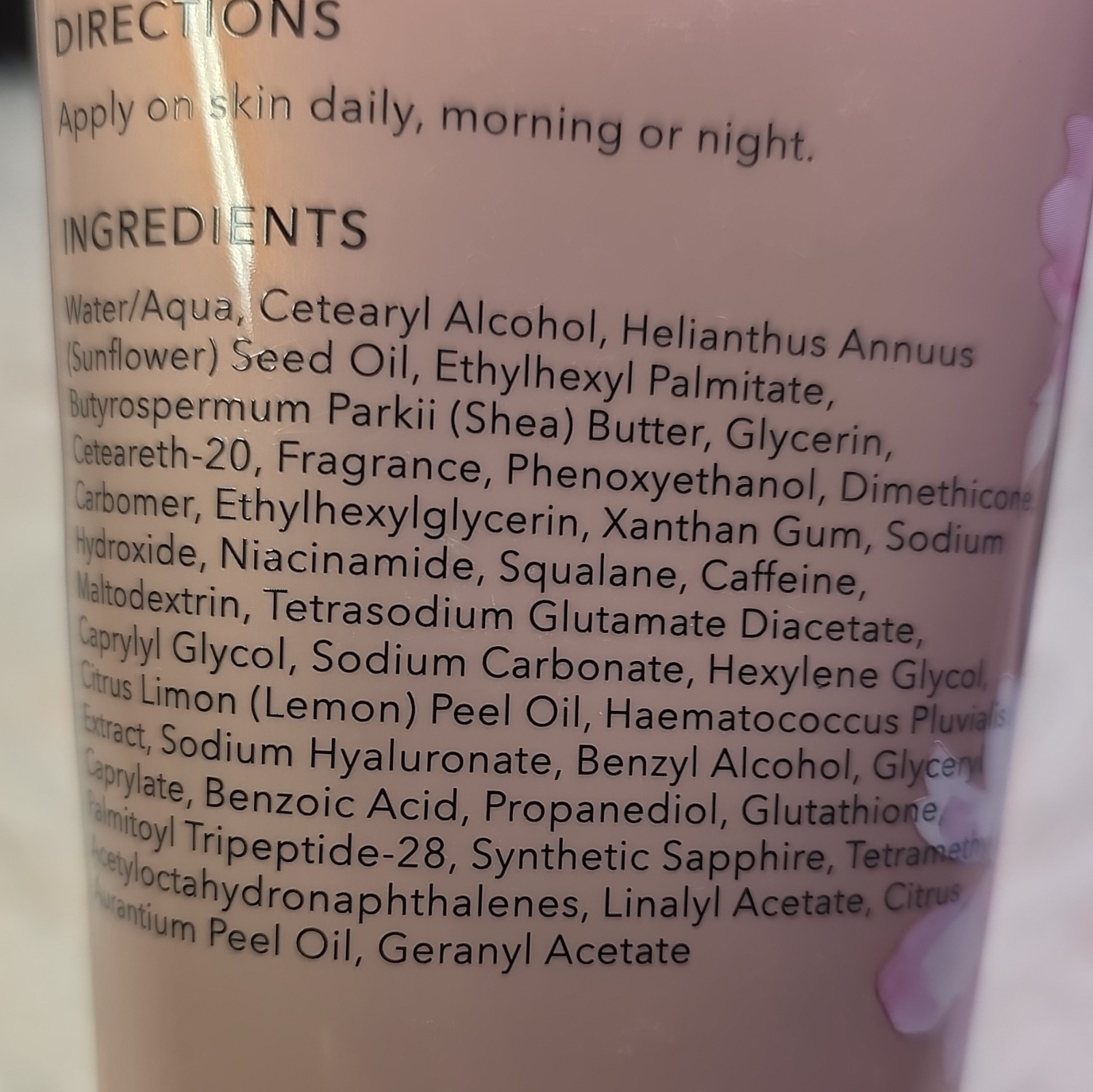 Nakery Beauty Love In Bloom SkinFirm Firming Hydrating Body Cream 8.45 fl oz