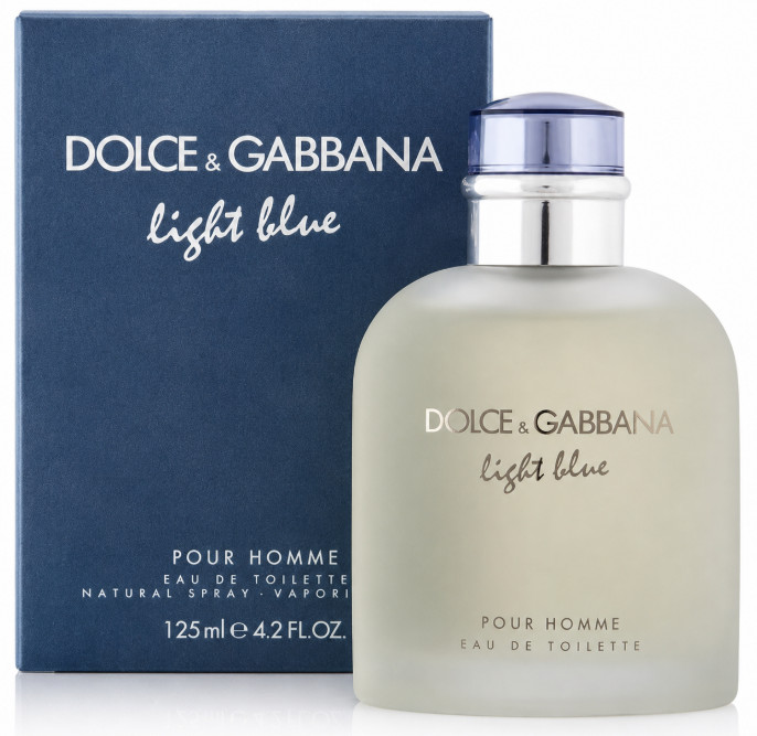 Light Blue by Dolce & Gabbana for Men Eau de Toilette Spray 4.2 oz 125ml EDT New