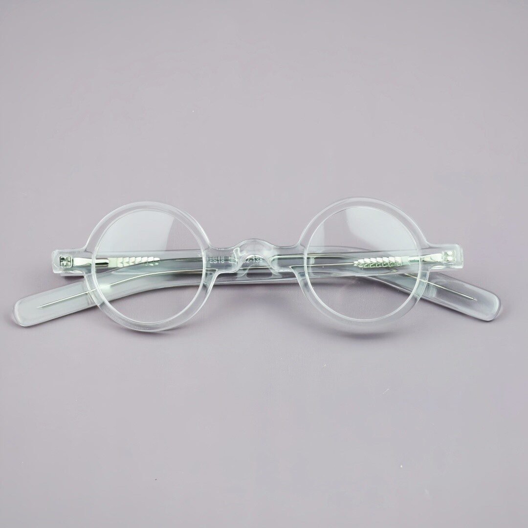 Small Round Acetate Reading Eyeglasses Retro Frames Men Women Hand Made Glasses