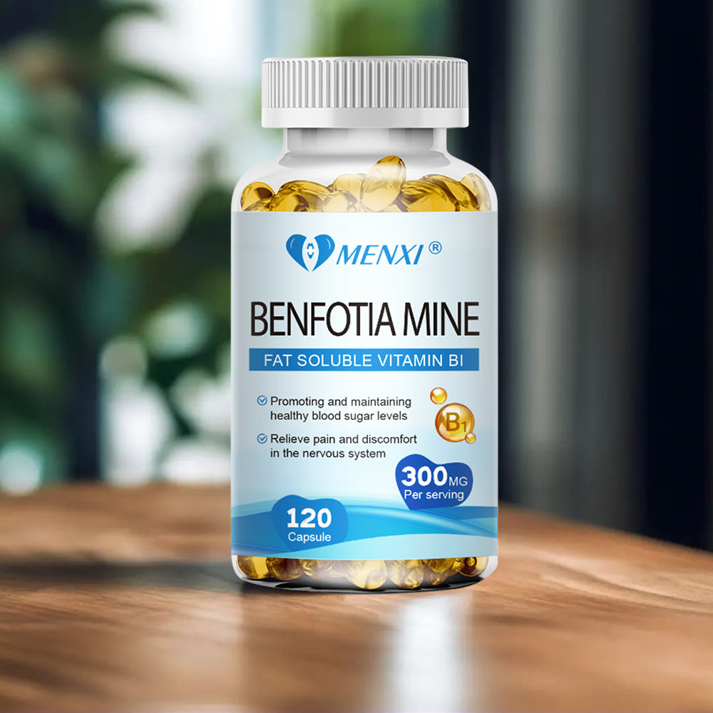 Benfotiamine 300mg 480 Veggie Capsules Fat Soluble Thiamine Vitamin B1 Non-GMO