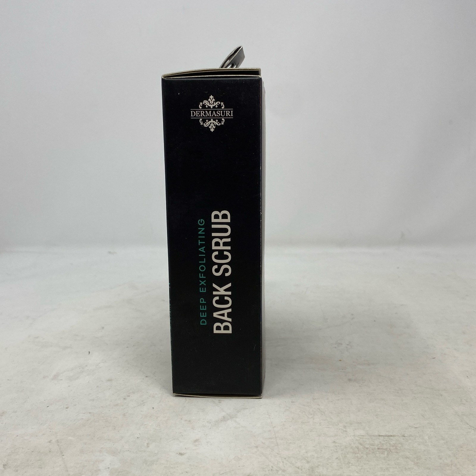 Dermasuri Deep Exfoliating Back Scrub Black 27x8in 1ct