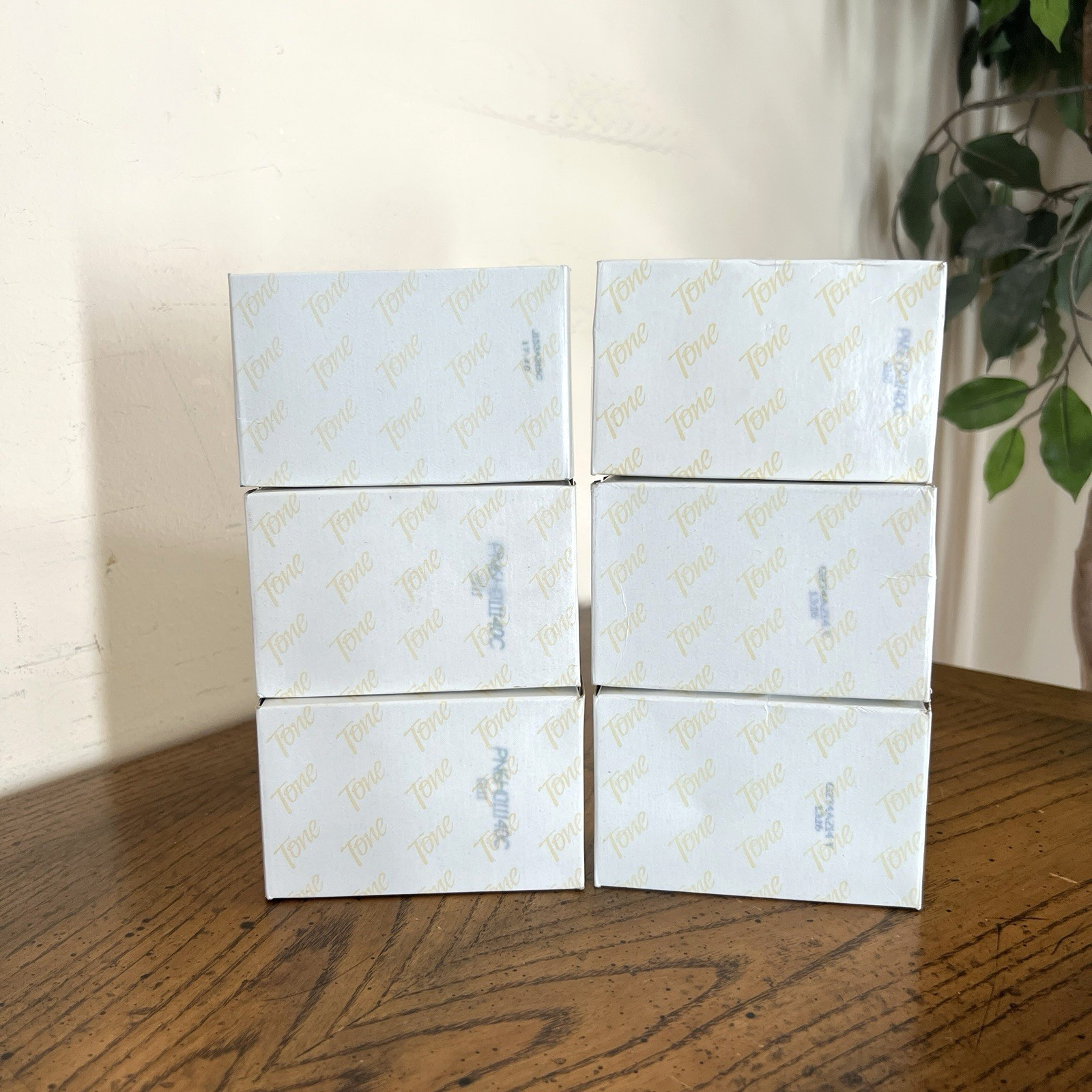 Tone Original Bar Soap 4.25 oz Lot of 6 Unknown Scent Logo Box New Discontinued