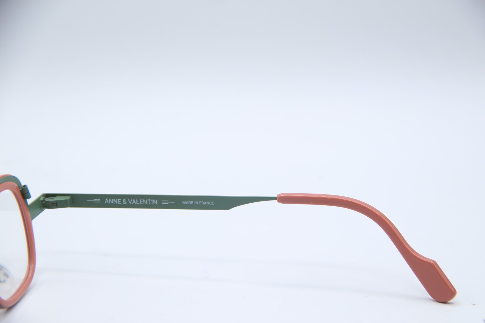 NEW ANNE & VALENTIN FORMAT-21B08 PINK GREEN AUTHENTIC EYEGLASSES W/CASE 39-24