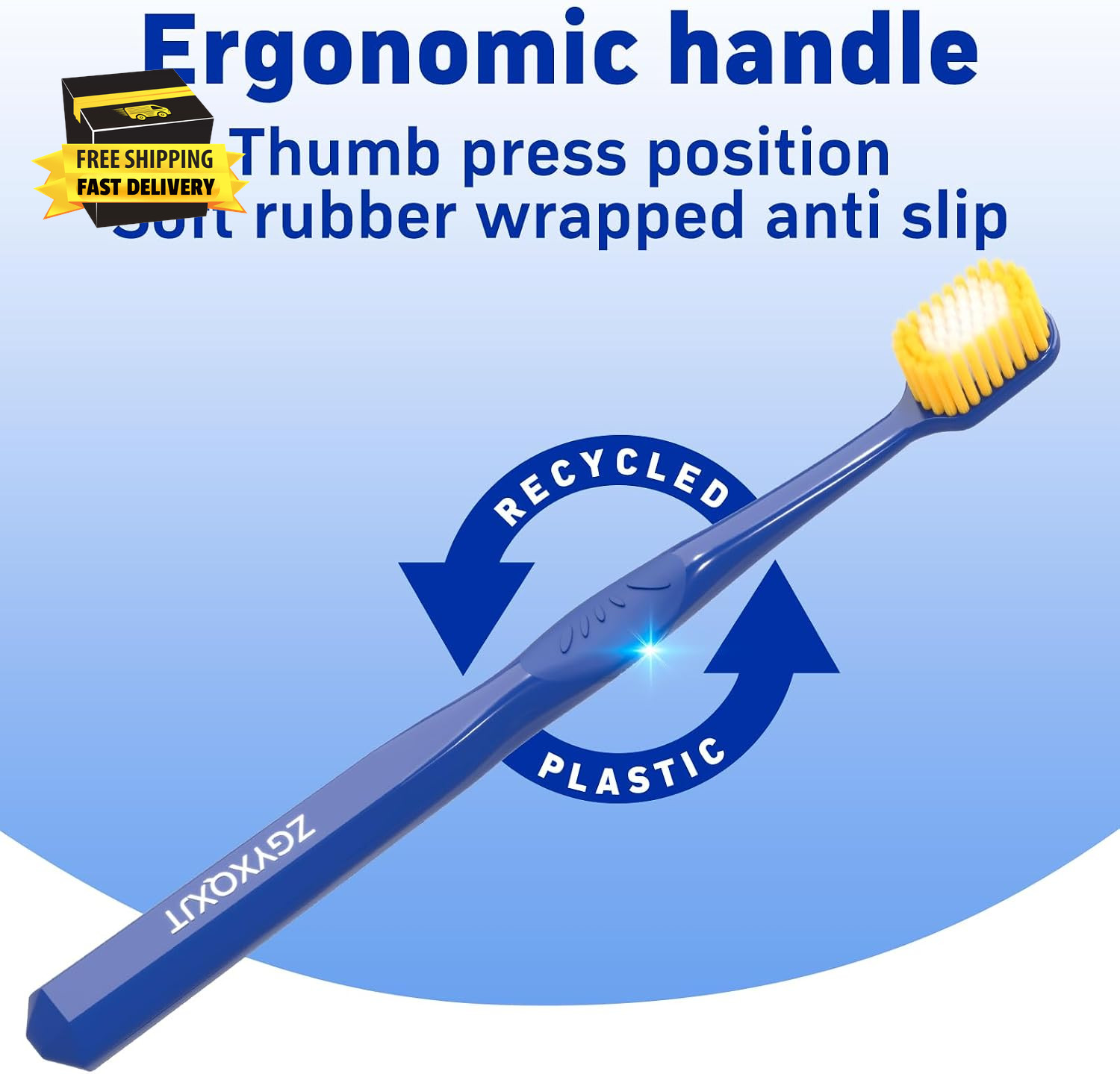 Adult Wide Head Soft Hair Toothbrush, Manual Toothbrush, Excellent Cleaning Effe