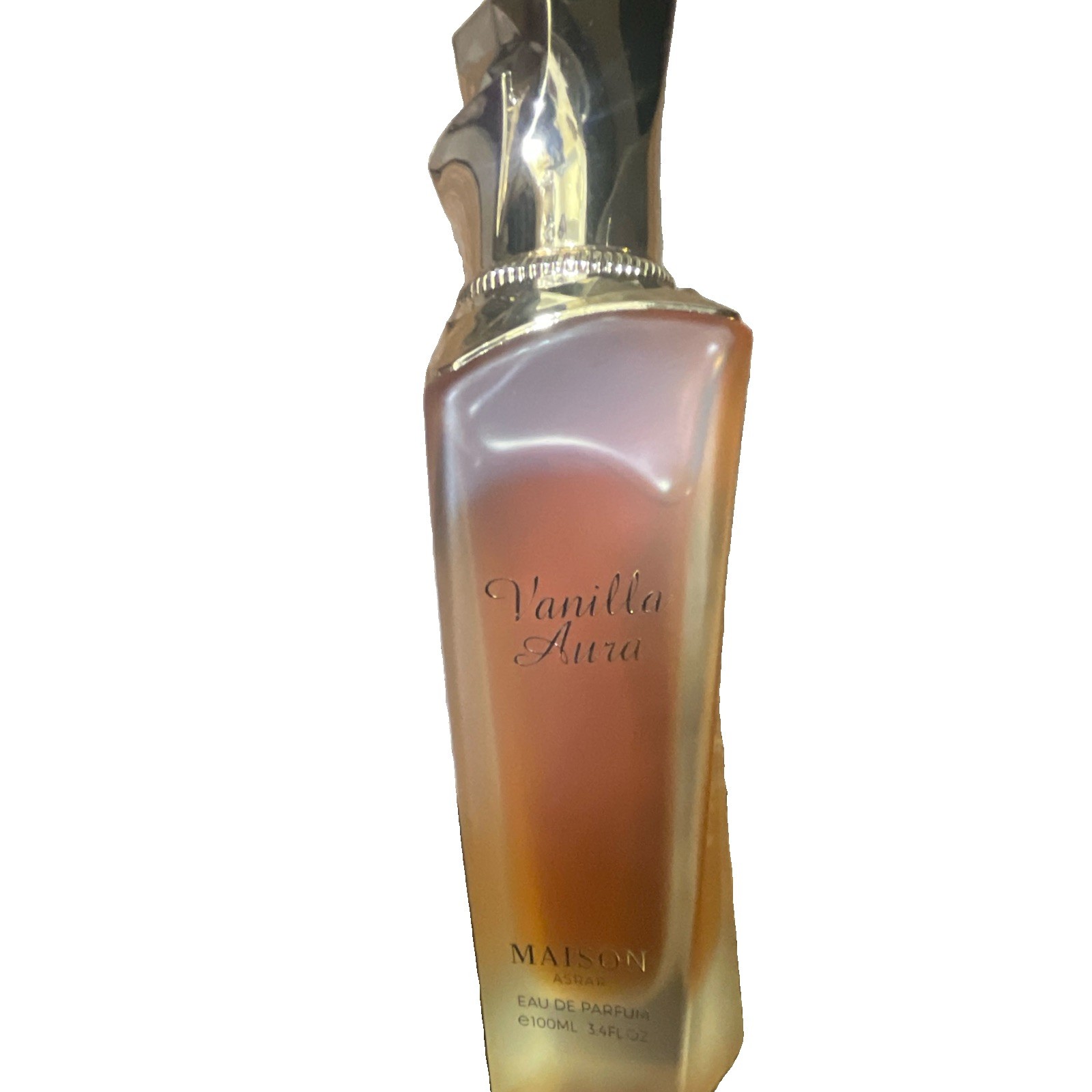 Maison Asrah Vanilla Aura Eau de Parfum Spray, Regular Size 3.4 fl oz