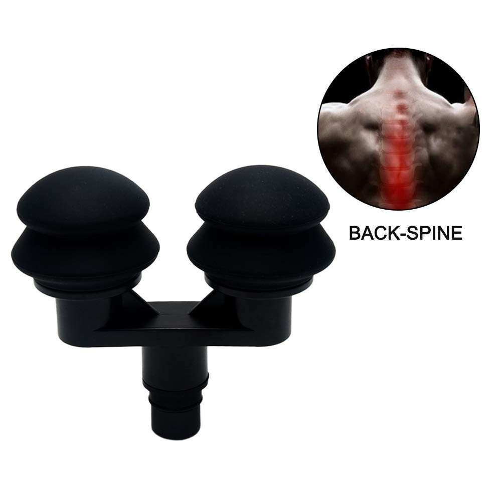 9Pcs Replaceable Massage Heads – Deep Tissue Muscle Attachments and Accessori…