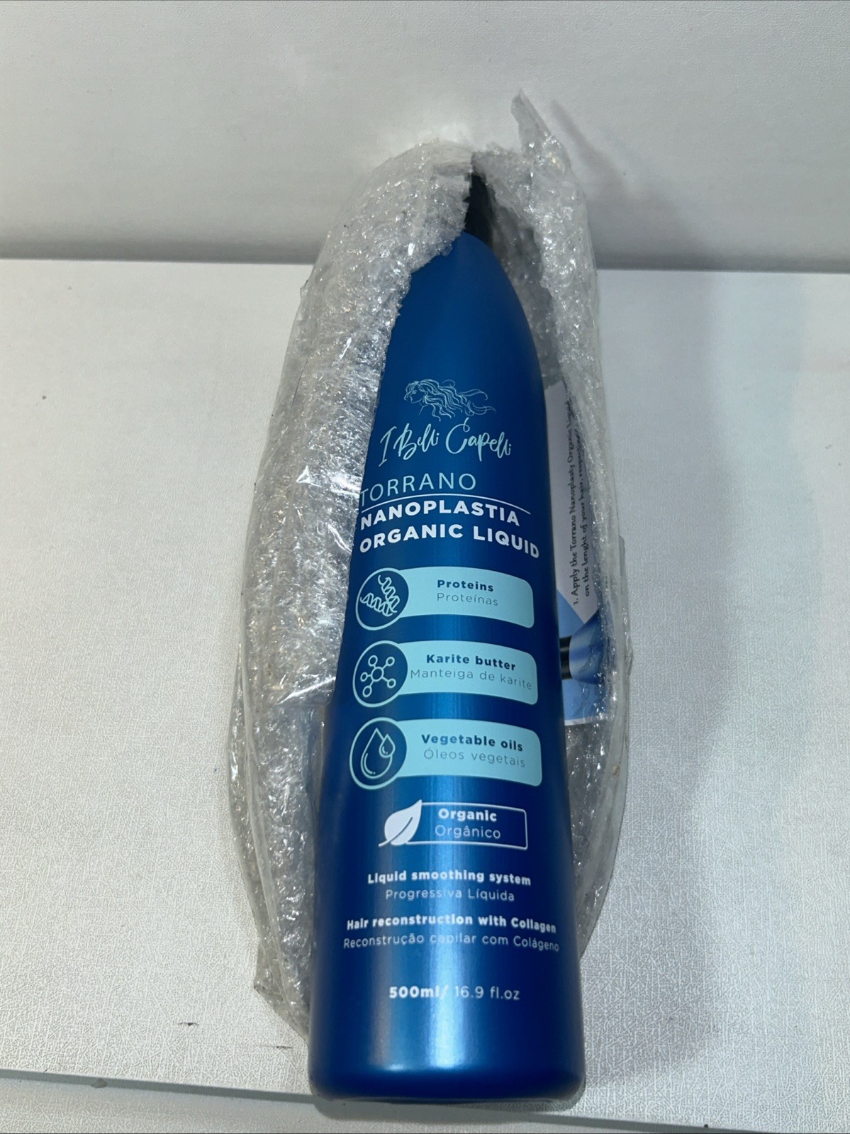 New Belly Capelli Torrano Organic Hair Reconstructer Fluid, 16 Oz