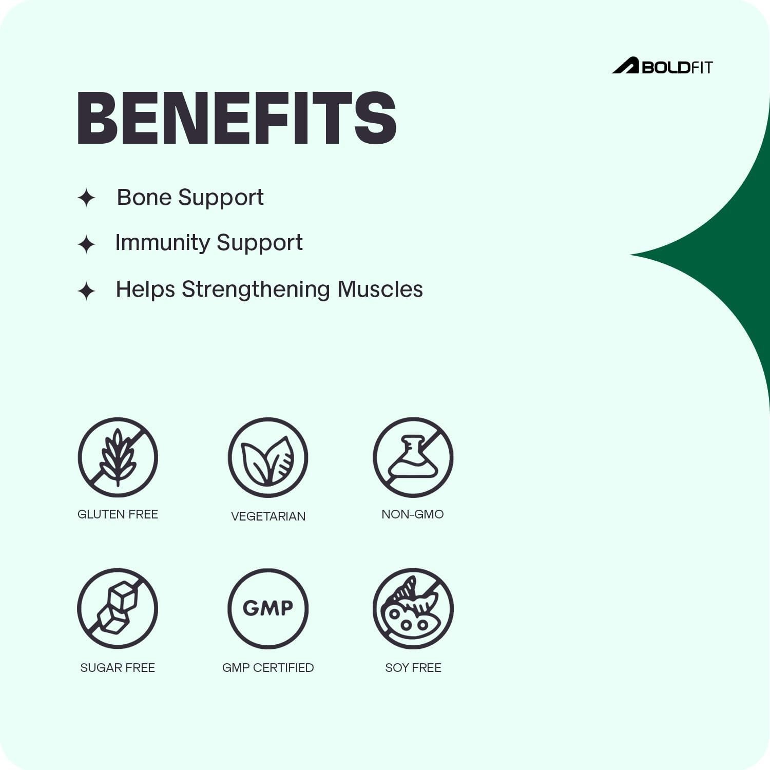 Bol.dfit Calcium 1000mg Magnesium Zinc D3 60 Tablets