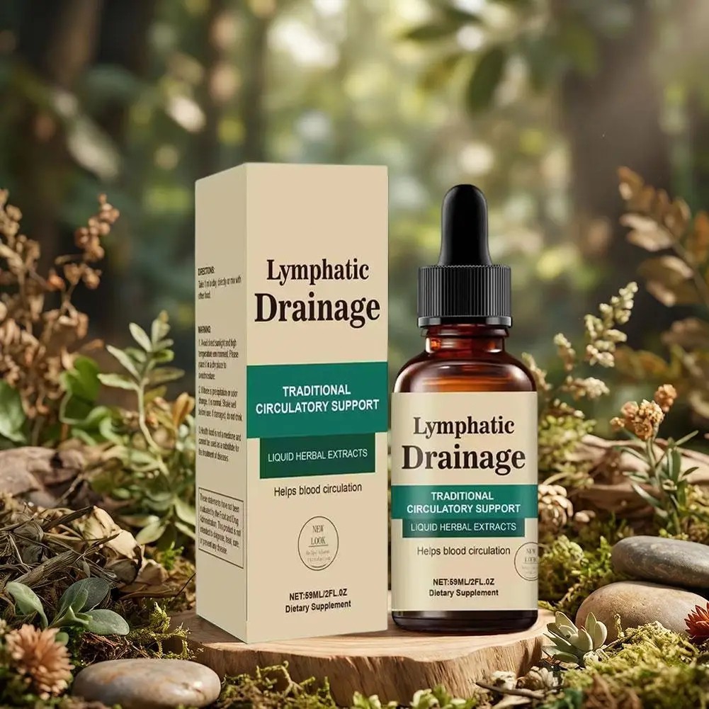 Lymphatic Drainage Drops,Lymphoria,for Detox Bloat Relief & Immune Support 59ml