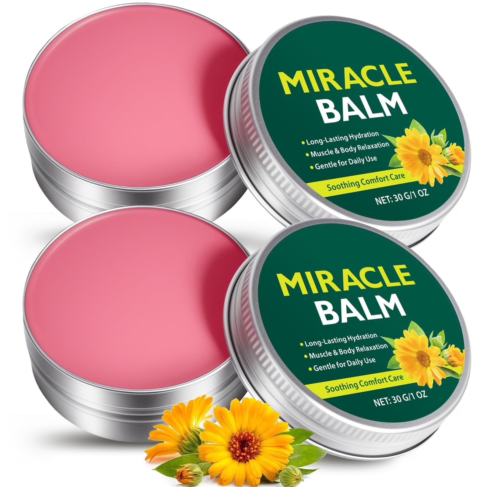 Akeeronn Miracle Balm, 2 Pack Balm Cream 1 Ounce (Pack of 2), Green