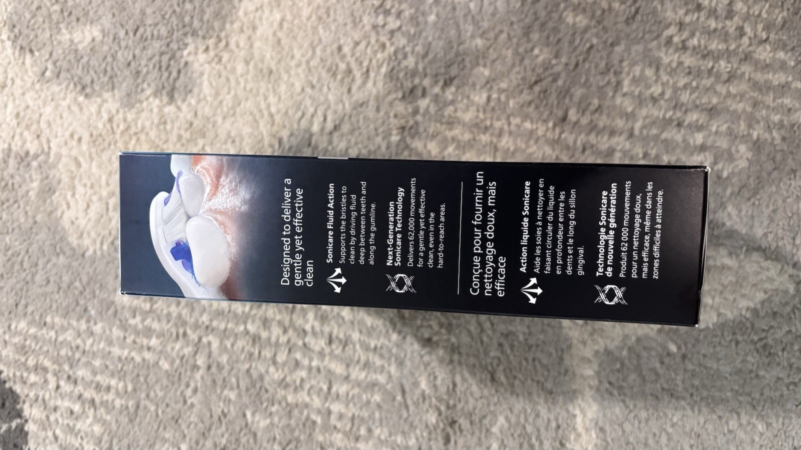 Philips Sonicare 6400 Electric Toothbrush Black Bluetooth Pressure Sensor USB