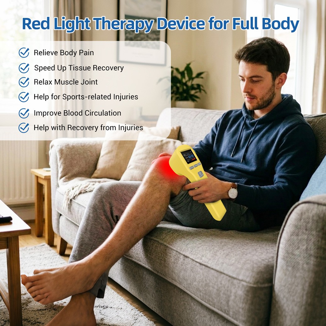 Laser Therapy 808mW Red Light Physiotherapy for Arthritis Heel Spurs Pain Relief