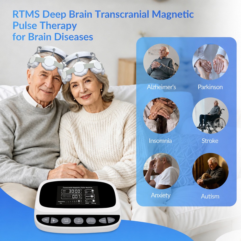 rTMS Brain Therapy Machine for Depression PTSD Migraine Stroke and Parkinsons