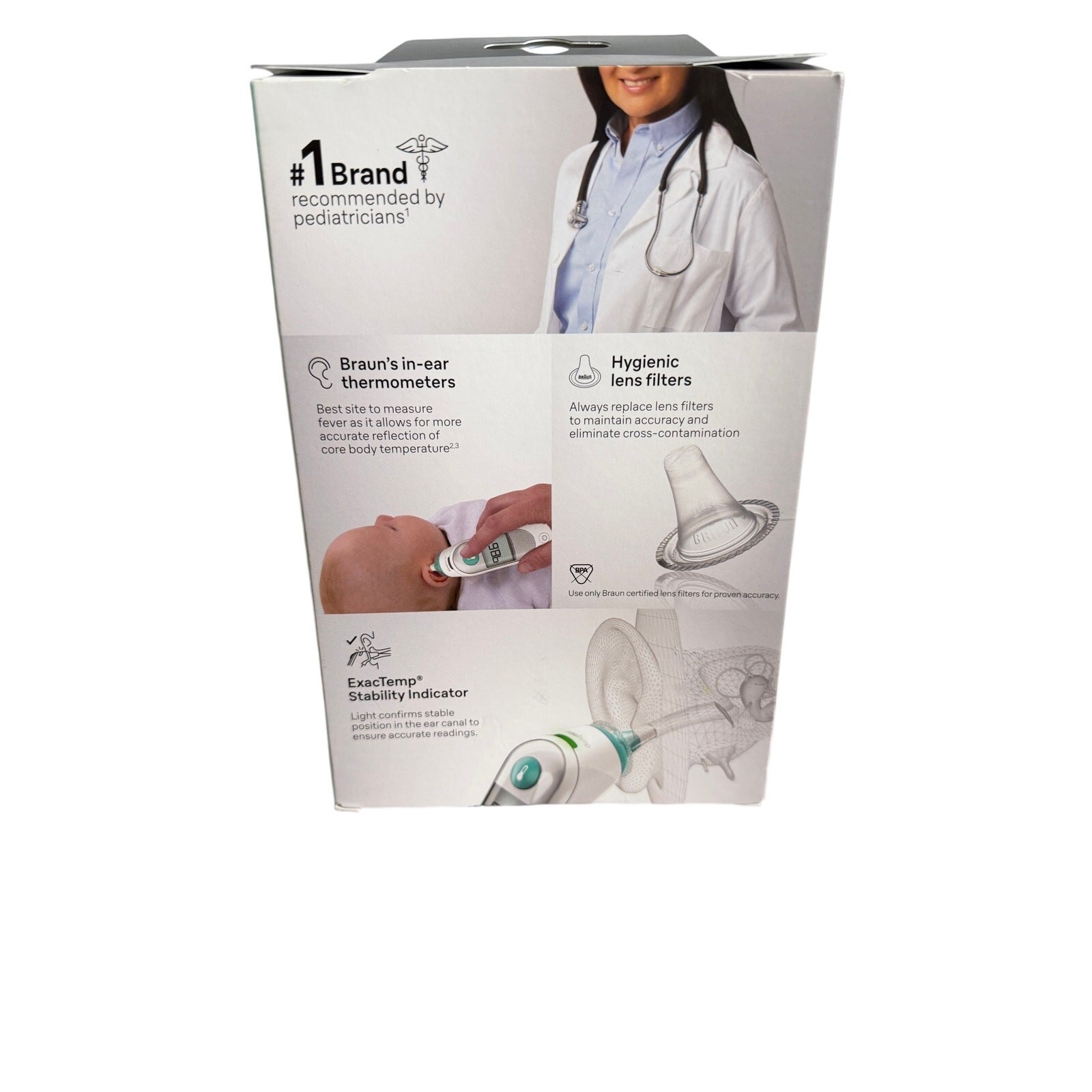 Braun ThermoScan 5 IRT6500 Ear Thermometer Infant Adult Digital Brand New