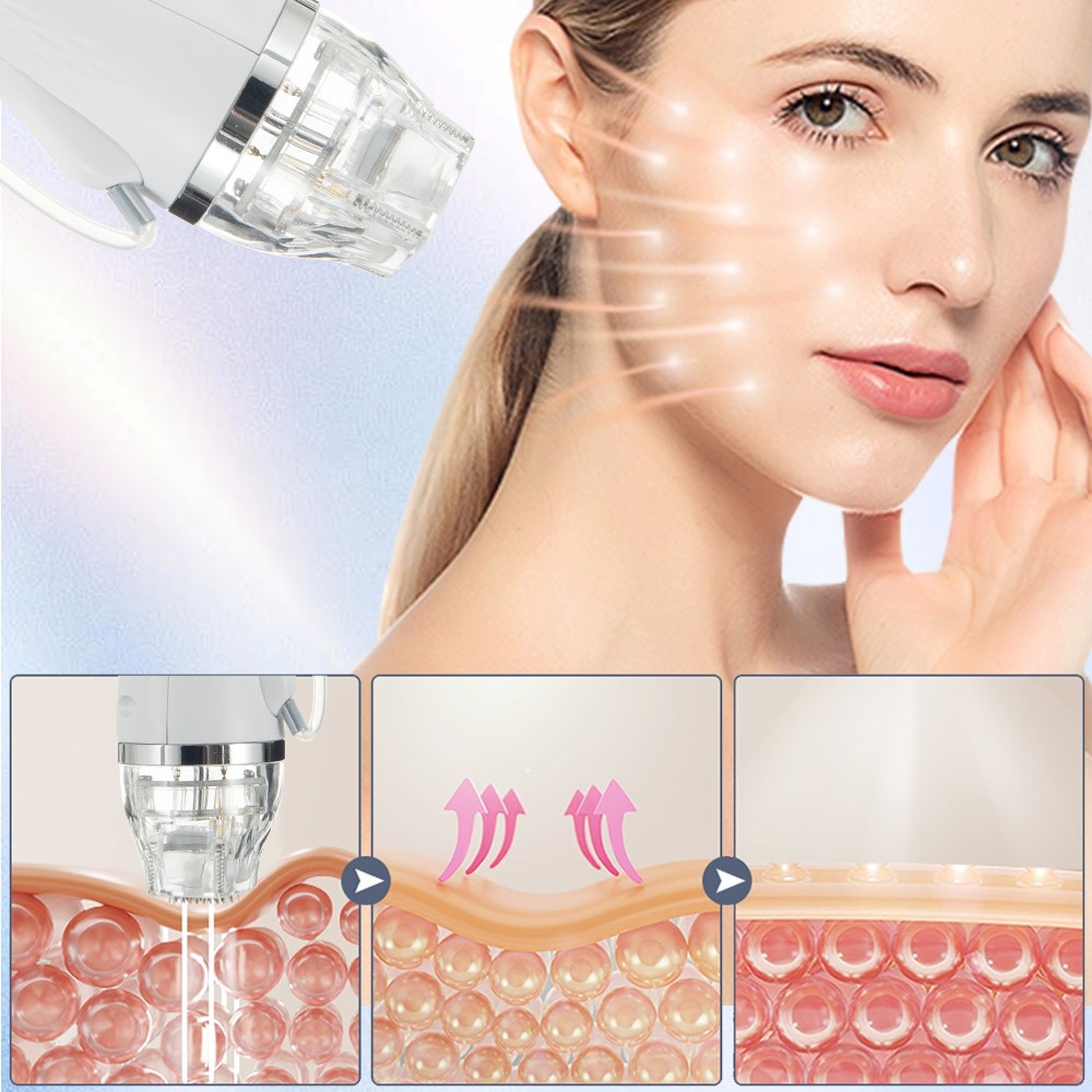 2in1 Micro-n-eedle Machine Cold Hammer Scars Spot Skin Smoothing Beauty Device