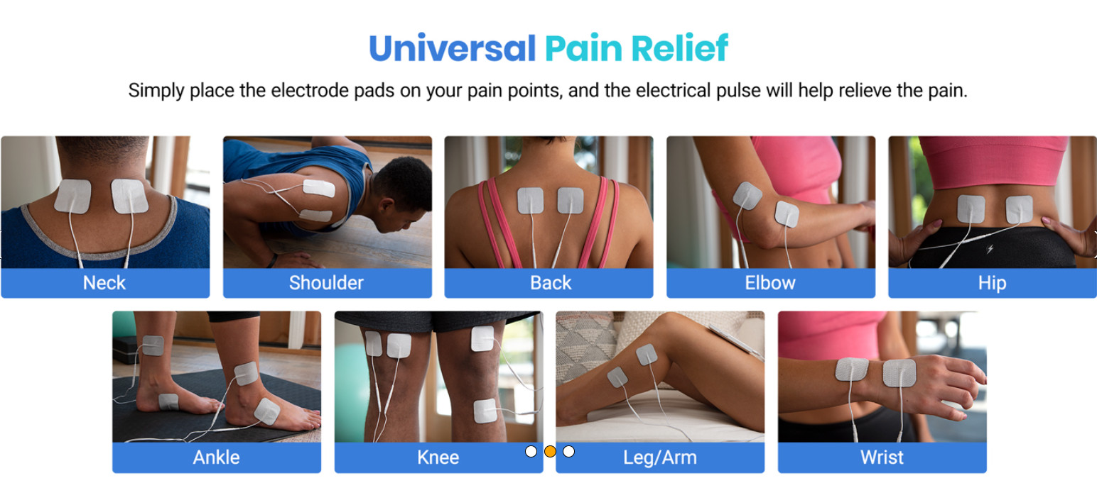 Pain Relief Electrotherapy Machine Muscle Stimulater Electric Therapy Shock Tens