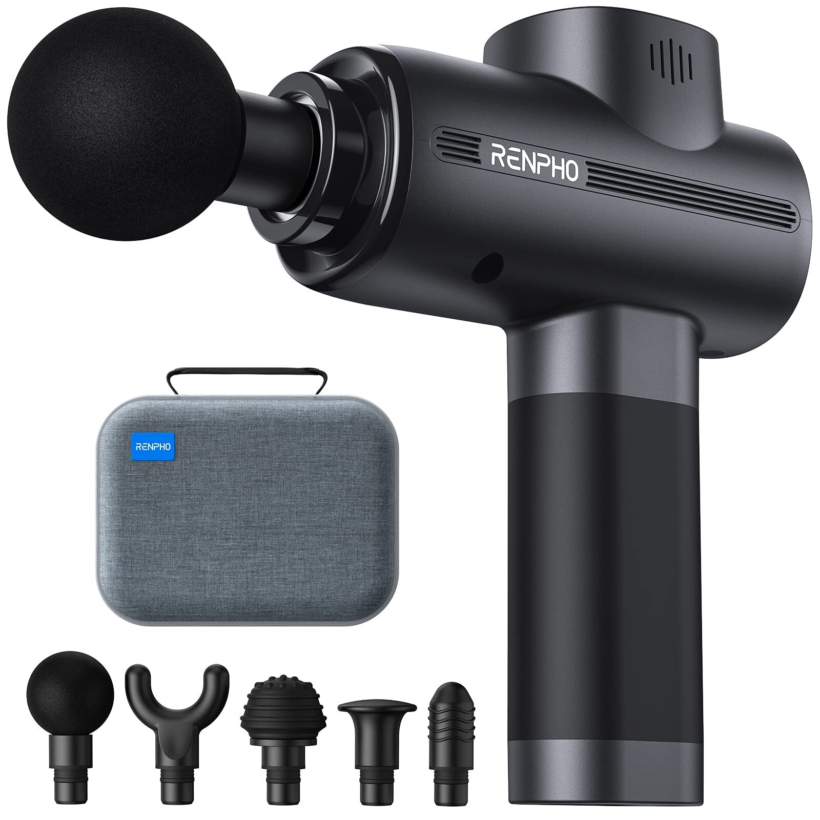 RENPHO Massage Gun Deep Tissue Muscle Percussion Massager Gun Body Massager NEW