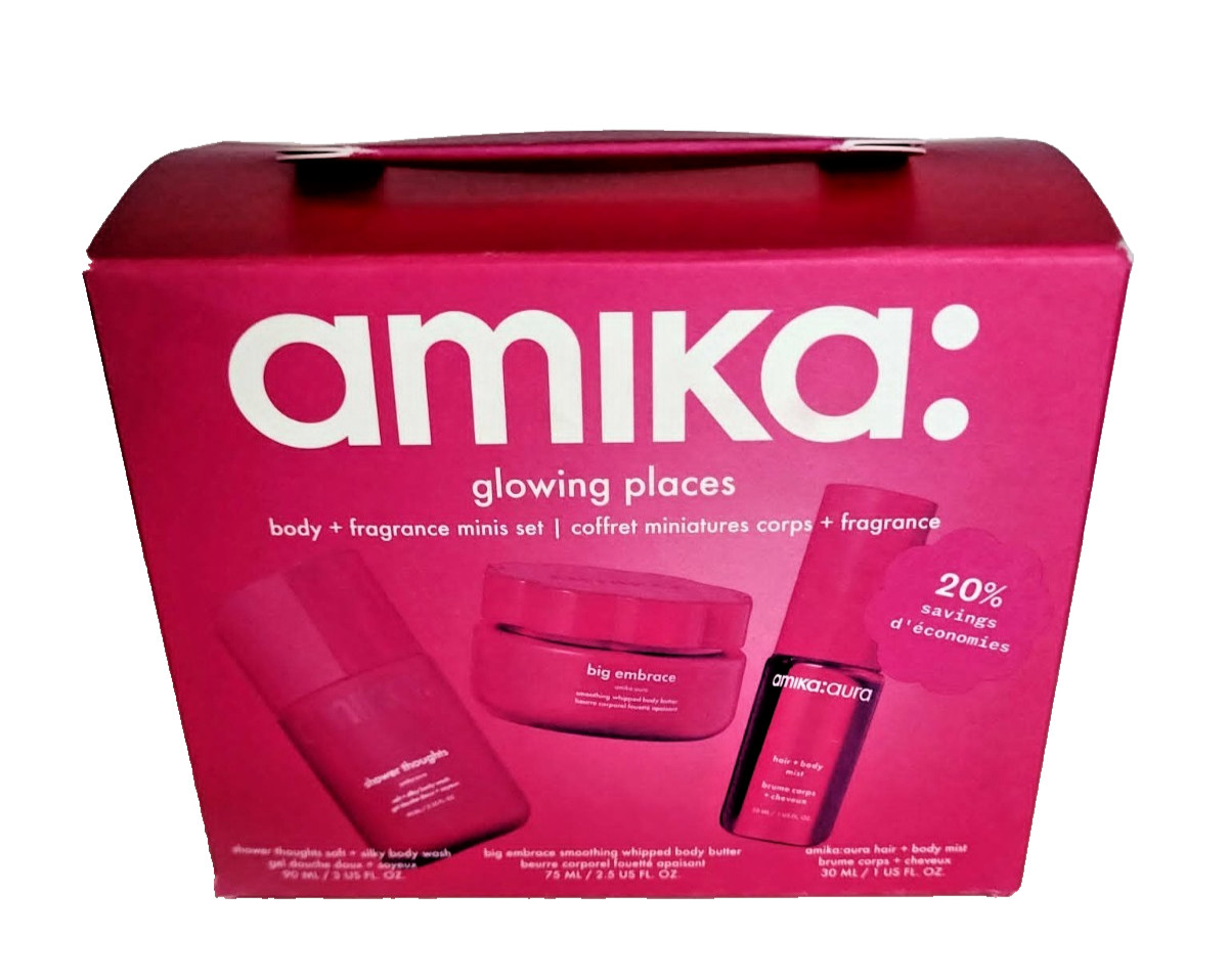 Amika Aura™ Glowing Places Body Care & Fragrance Travel Size Box Set