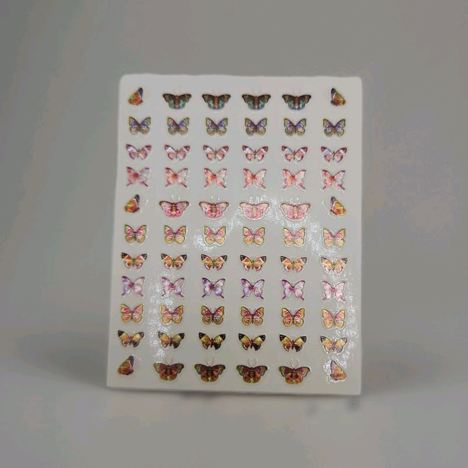 3D Butterfly Nail Stickers Designs Decor Waterproof Decal For Art & More 9 Sheet