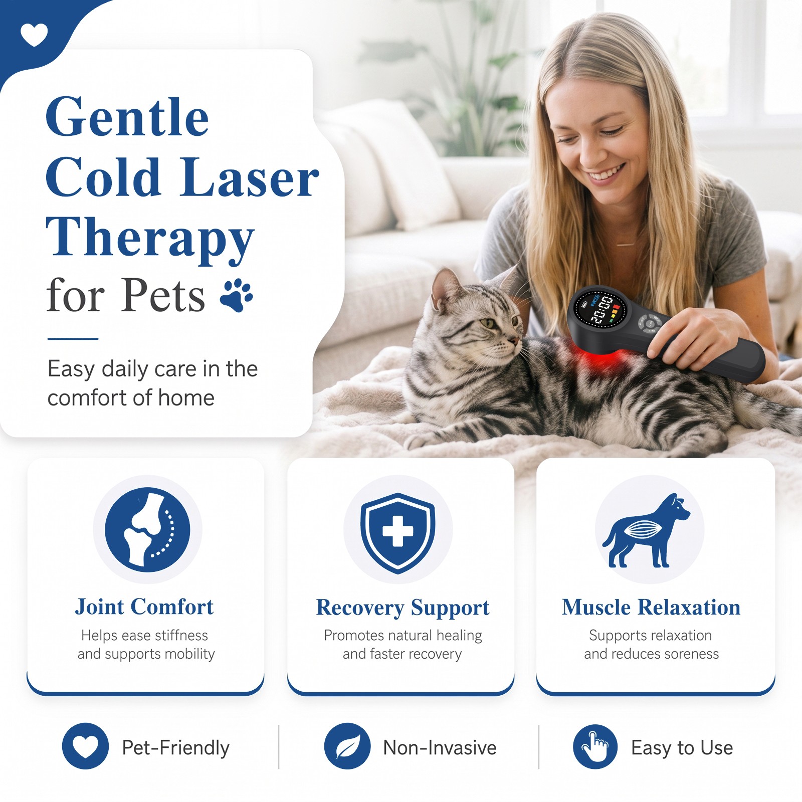 1760mW LLLT Cold Laser Therapy for Knee Shoulder Neck Back Wrist and Elbow Aches