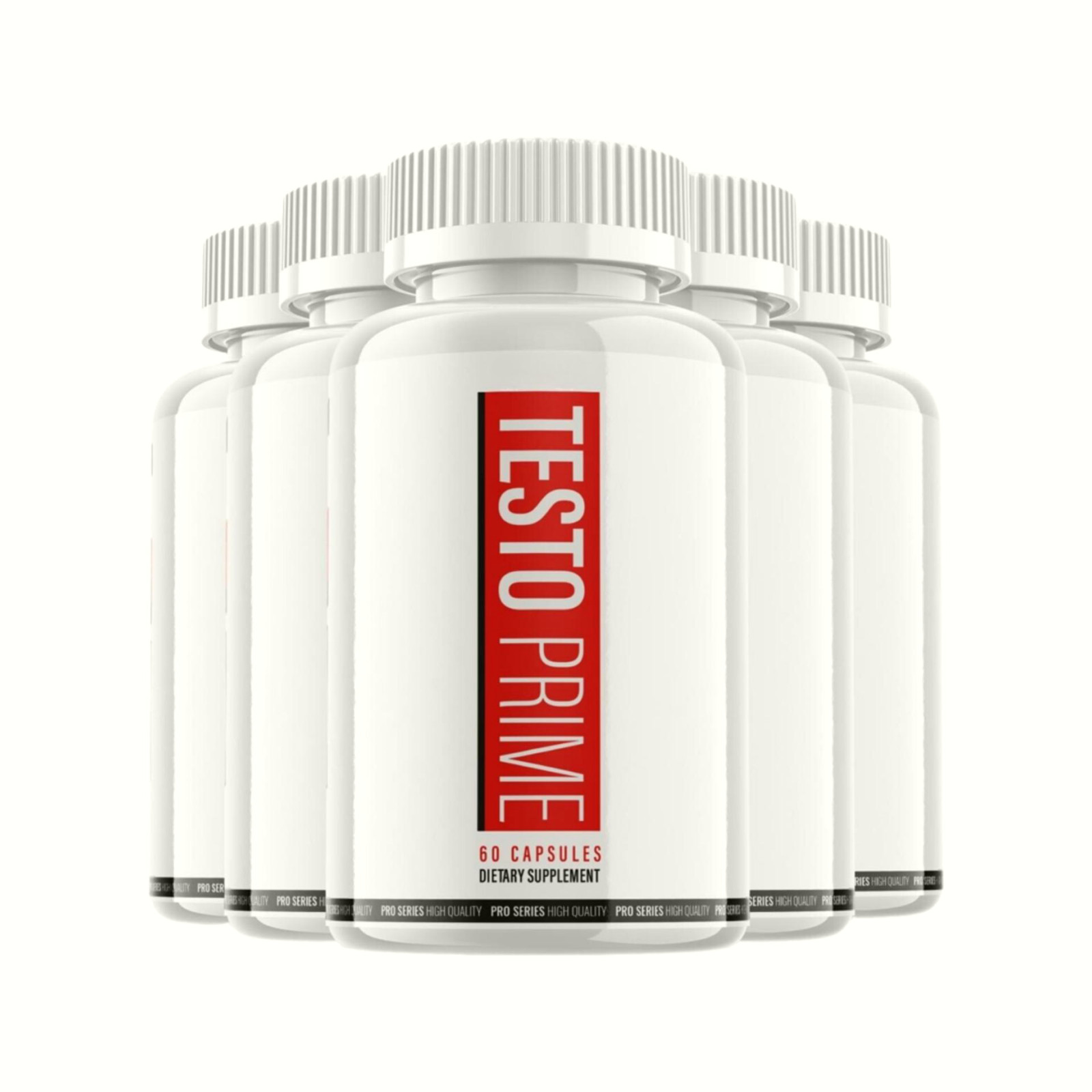 5-Pack Testoprime Capsules Ultra Strength Designed Formula Testo Prime (300 Caps
