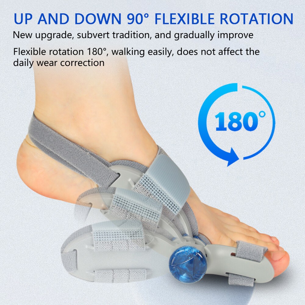 Bunion Fix Toe Valgus Corrector Big Toe Straightener Adjustable for Men & Women