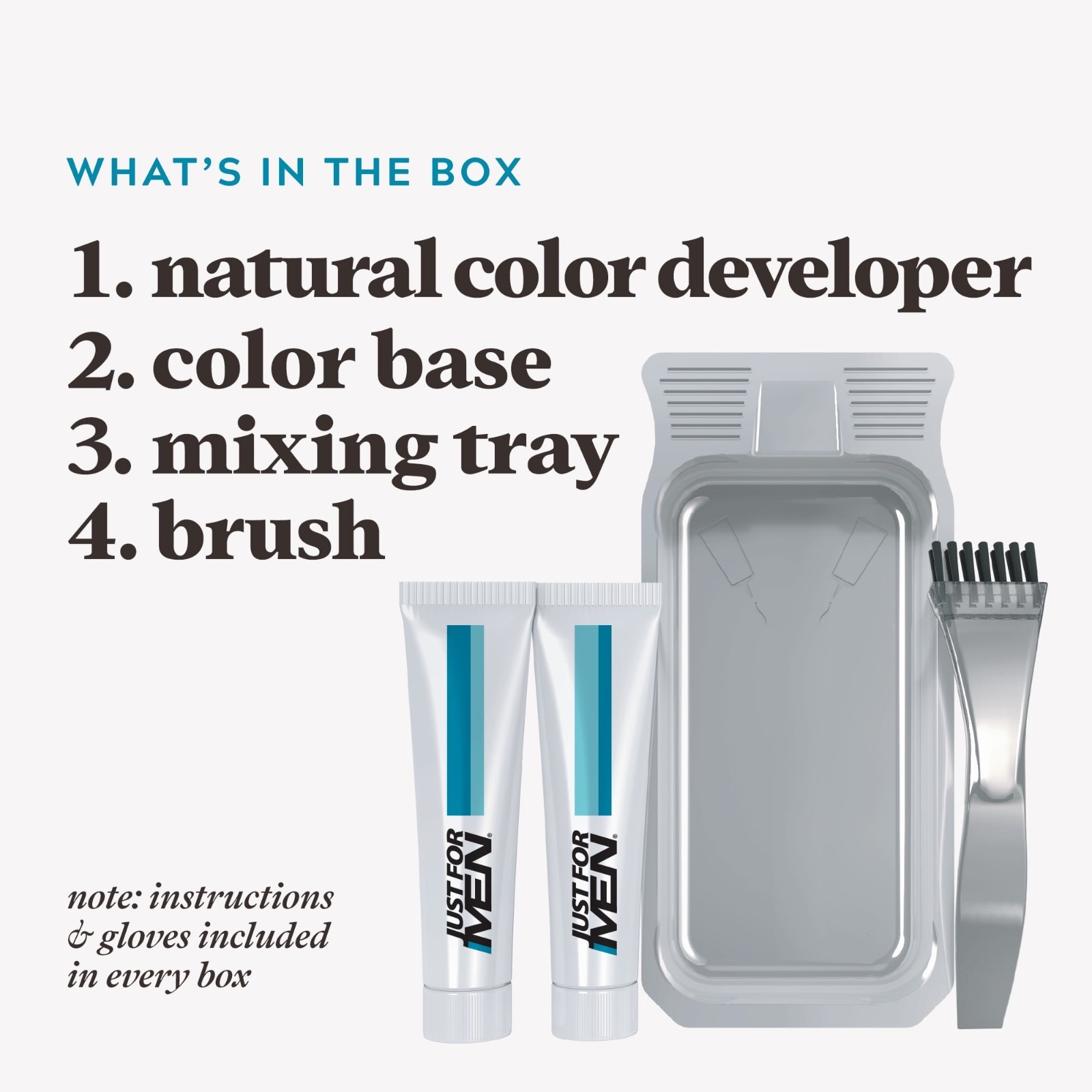 (3 Pack) Just For Men Mustache & Beard Dye Jet Black, M-60, Gray Coverage Gel