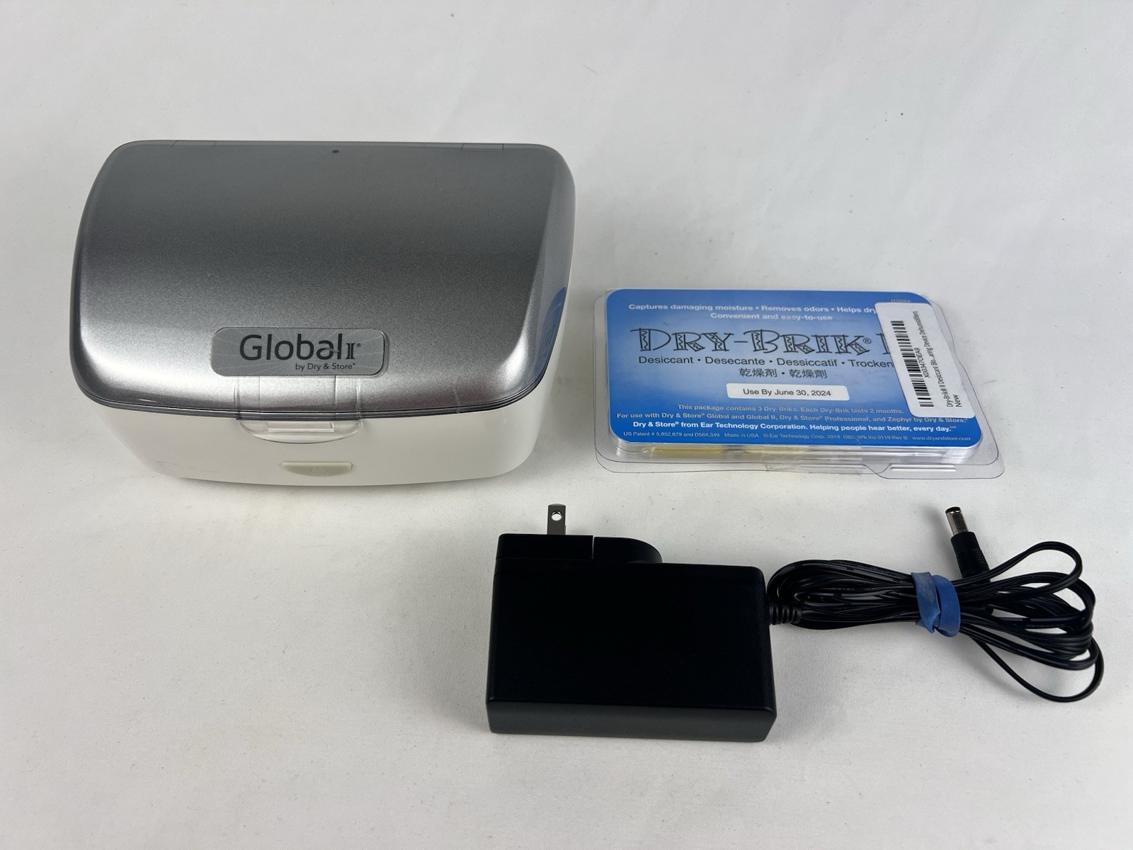 Dry & Store Global II Hearing Aid Dehumidifier Model TRG-AA With Cable