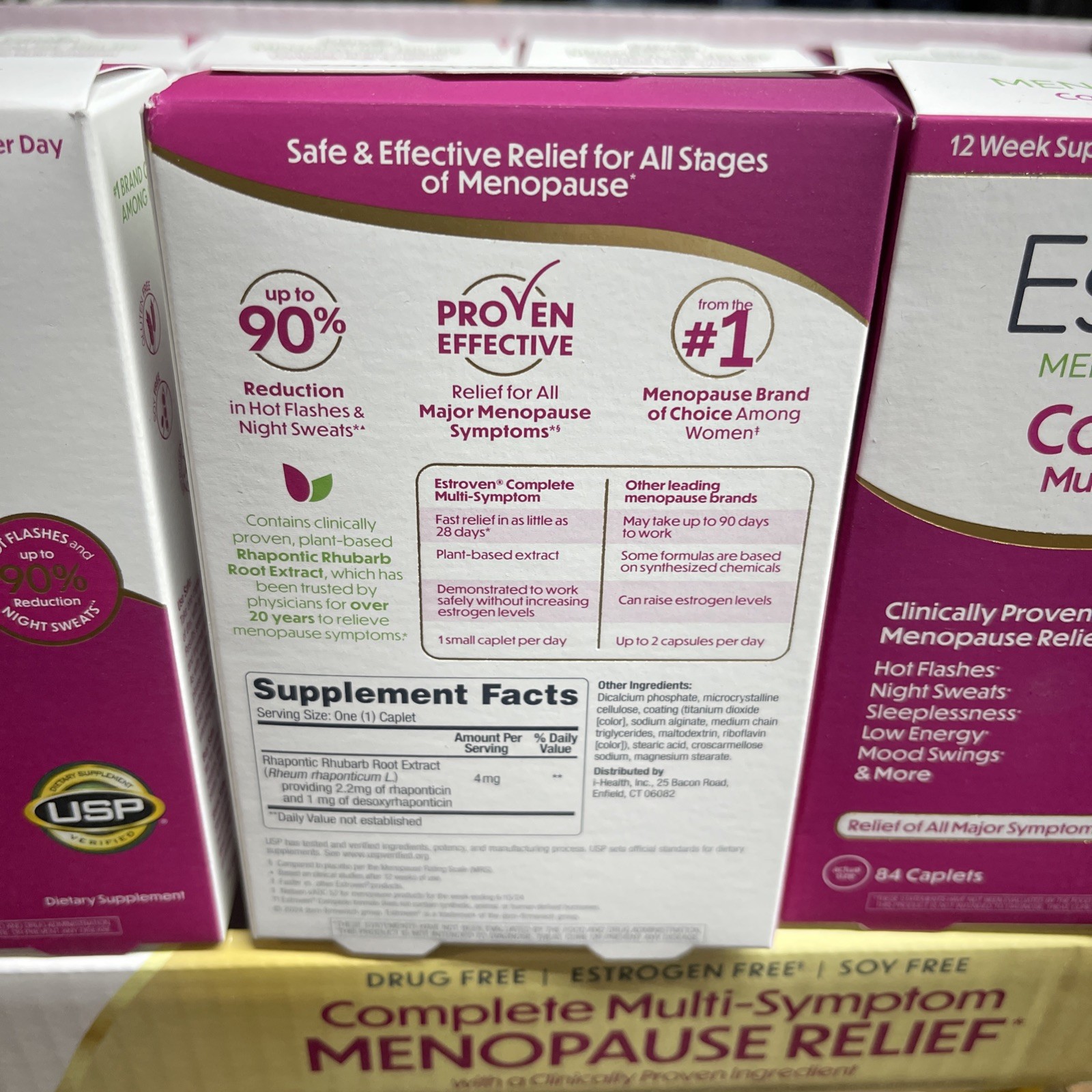 [ 2 ] Estroven Complete Multi-Symptom Menopause Relief, 84 Caplets x 2 packs