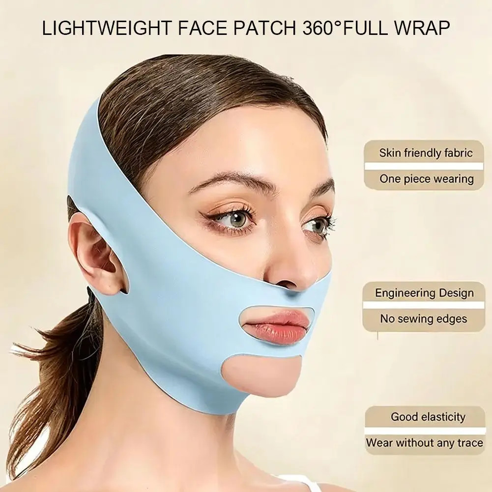 Reusable V Line Lifting Mask Beauty Tool Breathable Adjustable Facial Slimming S