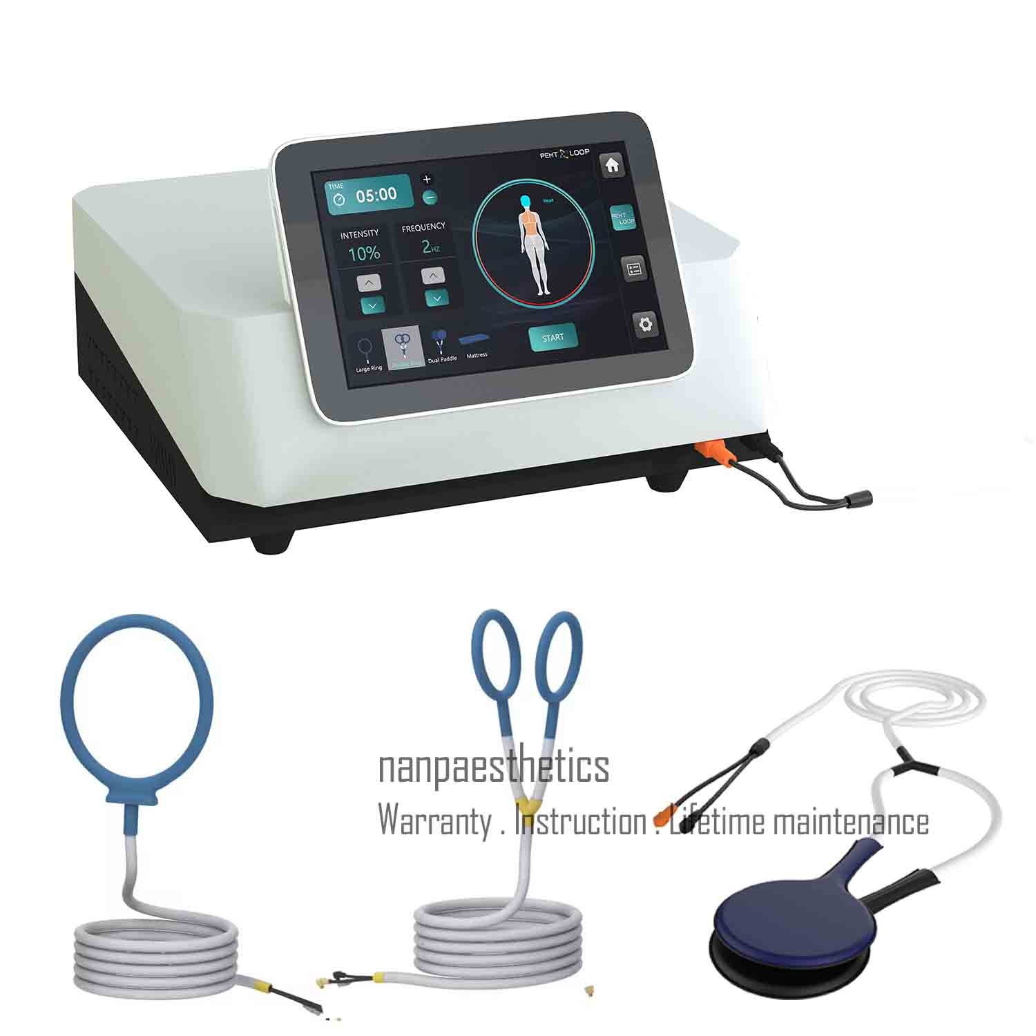 Pro Pemf Therapy Machine Equine Magnetic PMST Loop for Relax Massage Pain Relief