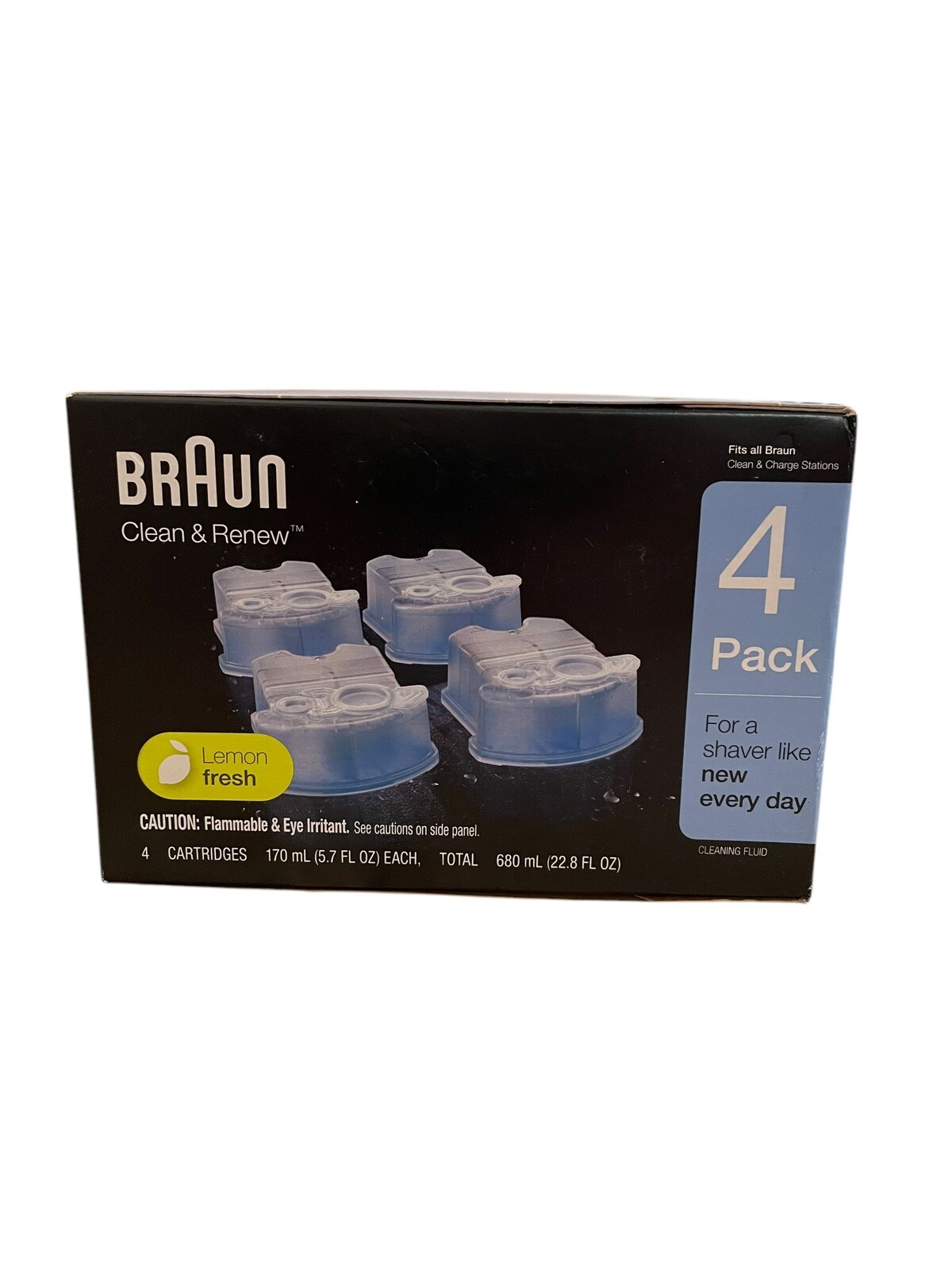 Braun CCR4 Cleaning Cartridges – 4 Pack