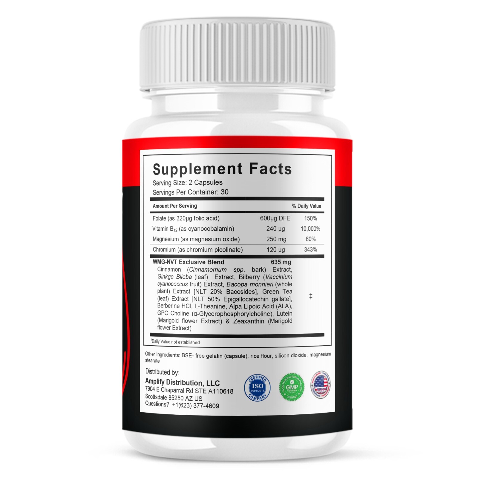 (5 Pack) Glycowize Blood Optimizer Glyco Wize Blood Support Pills (300 Capsules)