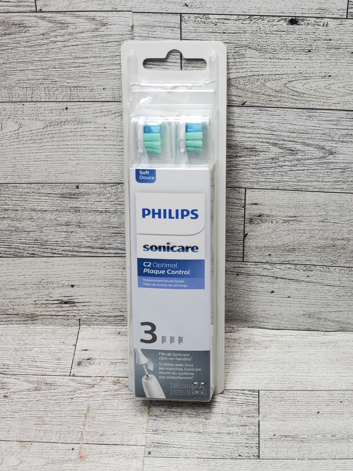 Philips Sonicare C2 Plaque Control Replacement Toothbrush Heads, 3pk *READ