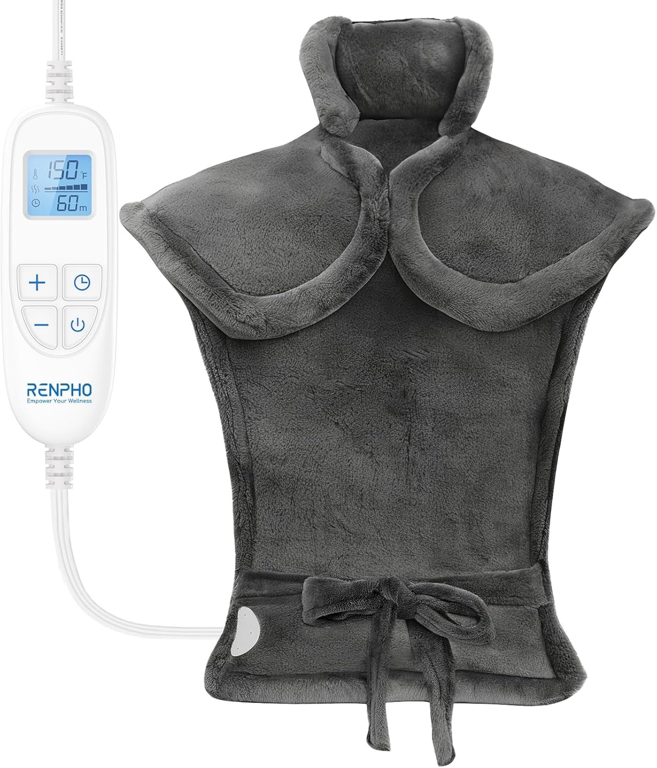 RENPHO Fathers Day Dad Gifts, Electric Heating Pad – 6 Heat Levels for Neck Shou