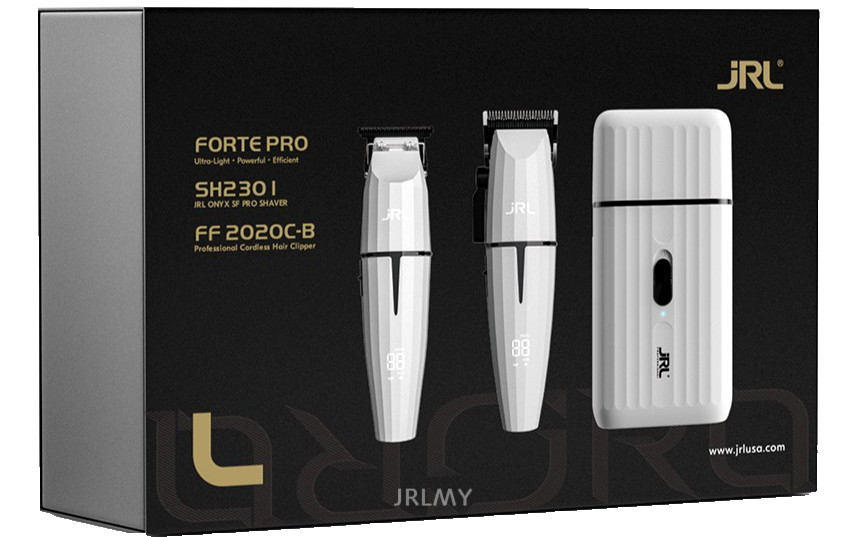 JRL Ghost 2 Combo Edition FF2020 Collection Onyx Hair Clipper, Trimmer, Shaver
