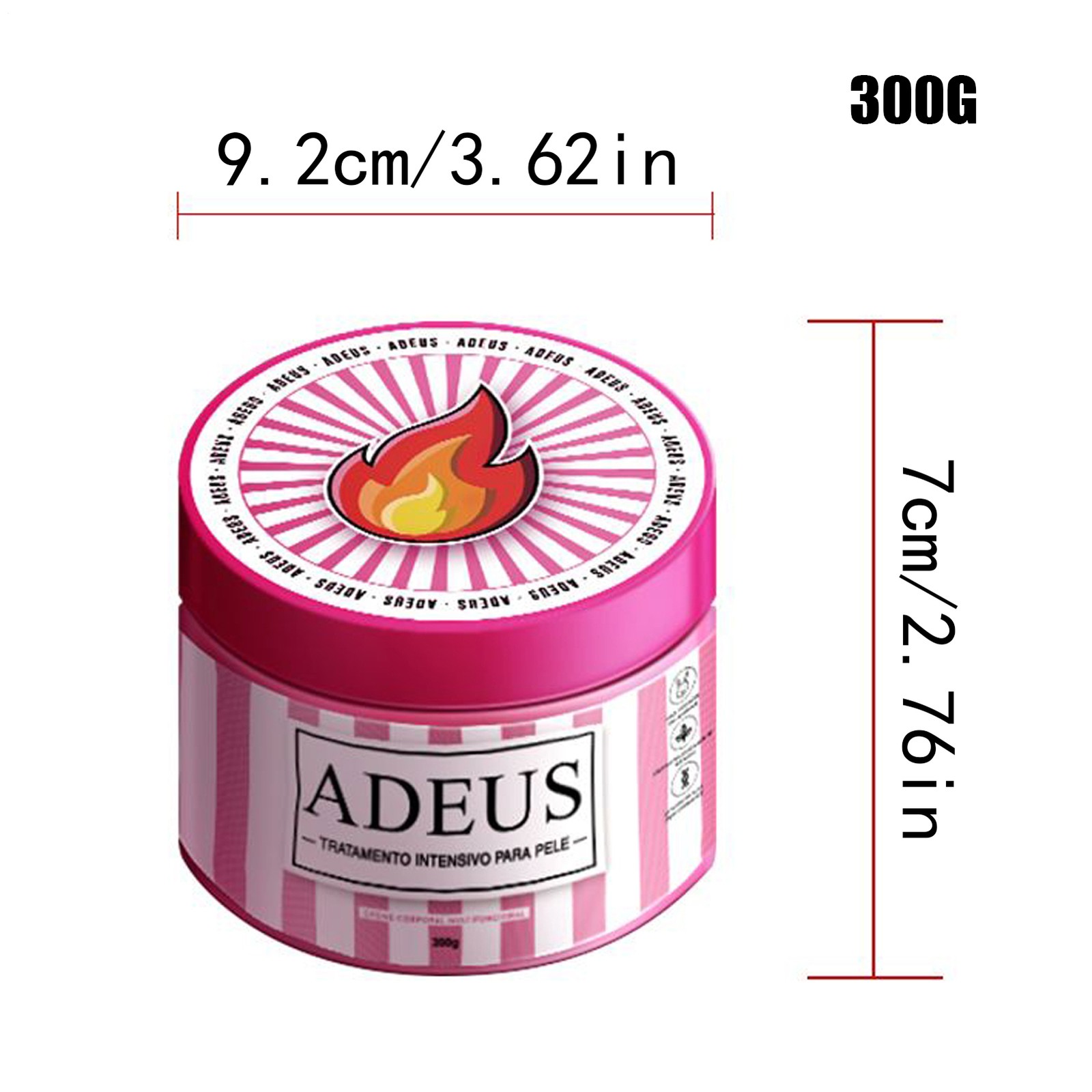 Adeus Intensive Skin Treatment – Multifunctional Body Cream 300g/ 10.56 oz