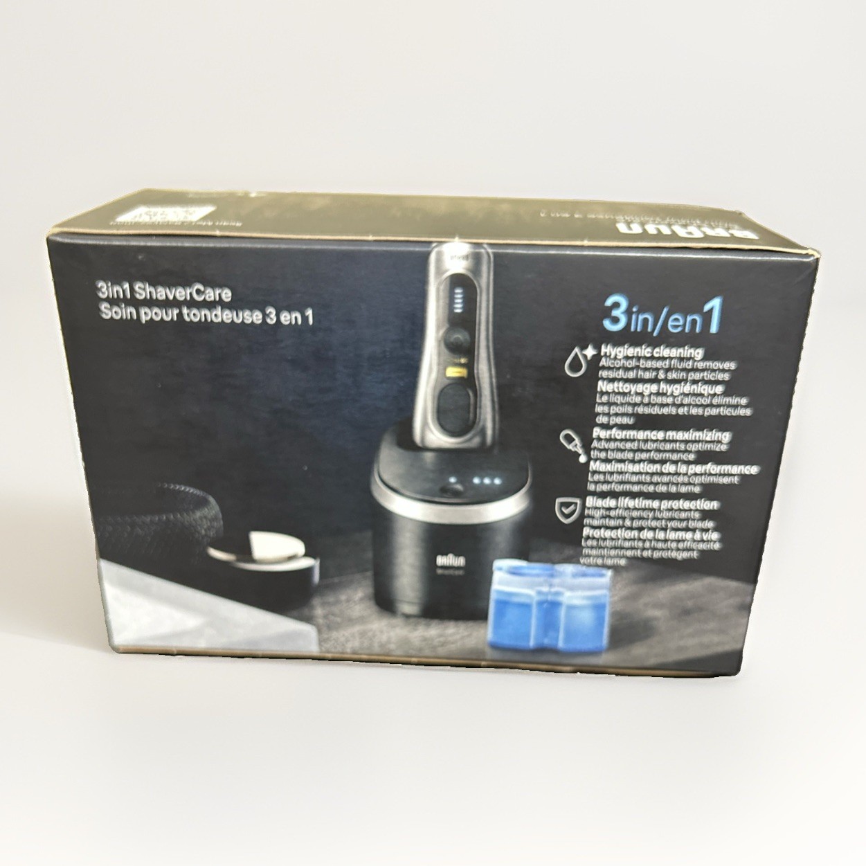 Braun Shaving Station Clean & Renew Refill Cartridges 4 Pack Lemon-Fresh(NEW)