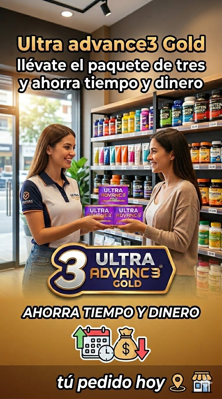 Ultra Advance3 Gold 90 Cápsulas Pain Relief Joint Support All-in-One