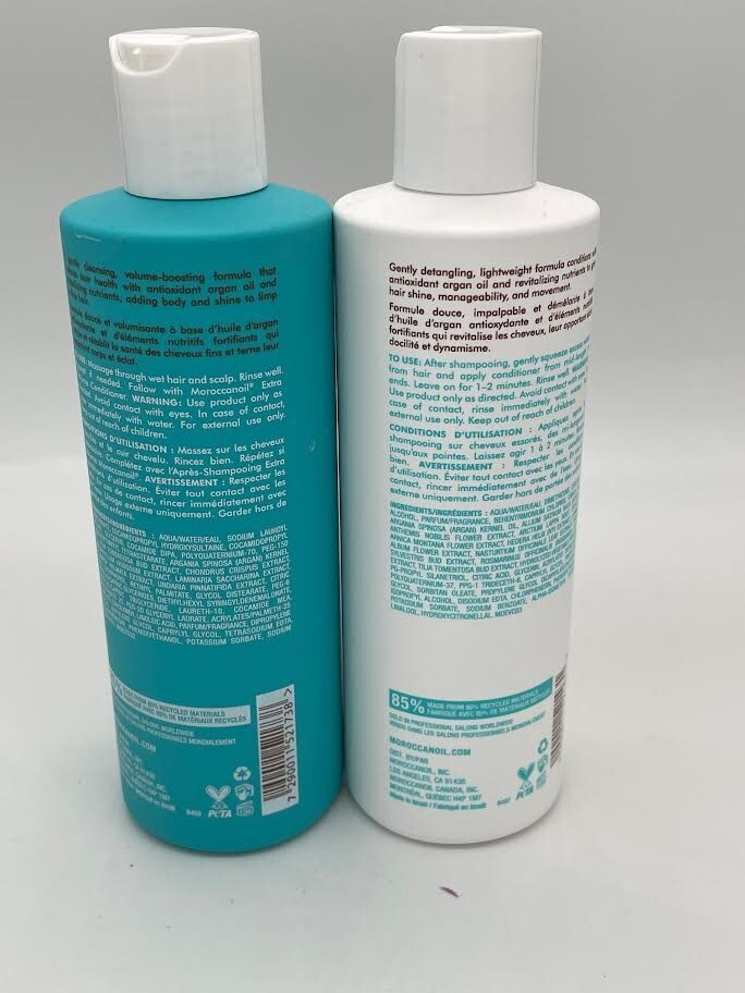 Same Day Ship Moroccanoil Volume Shampoo And Conditioner 8.5 Fl oz Duo