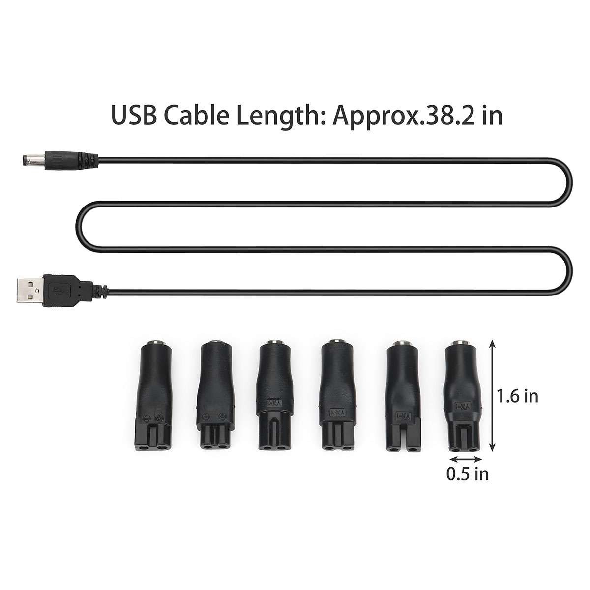 USB Charging Plug Cable Shavers Charger Wire Hair Clippers Charger Power Cord