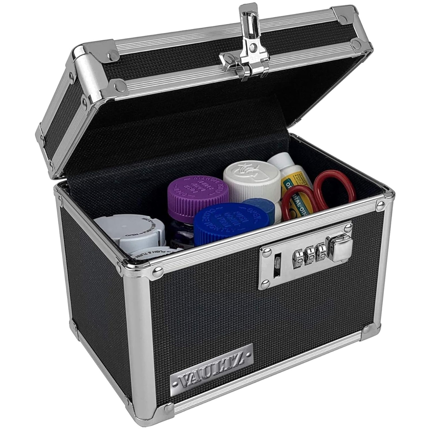 Combination Lock Medicine Safe – Small Metal Box