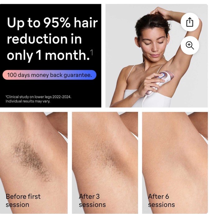 Braun Silk-Expert Pro Iskin Hair Removal System~ Open Box