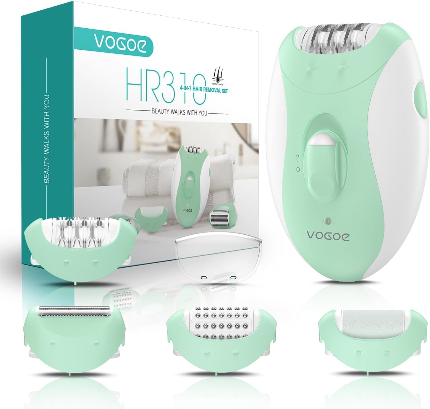 SilkySmooth 4-in-1 Cordless Epilator for Women