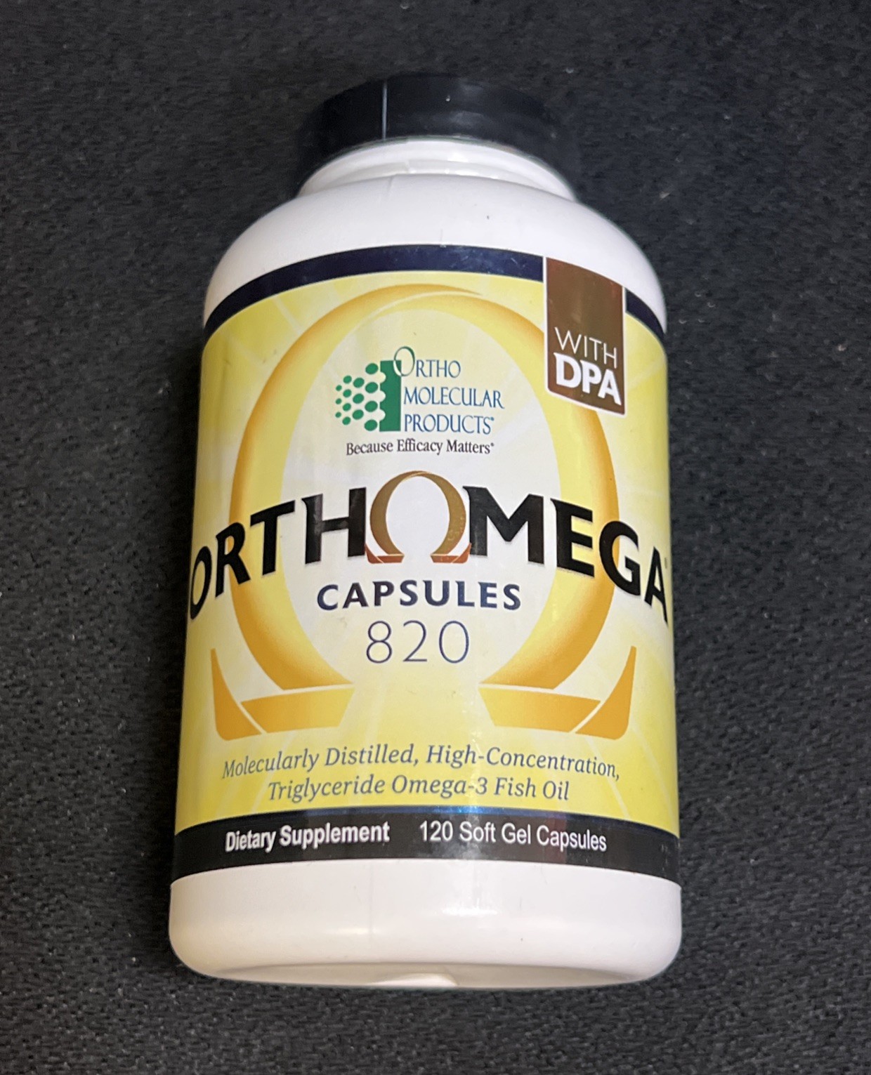 Ortho Molecular Products Orthomega Softgels – 120 Count
