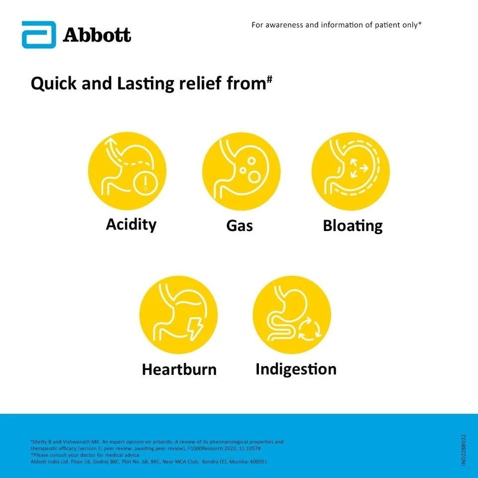 Abbott Digene Gel Acidity & Gas Relief 200ml Mint