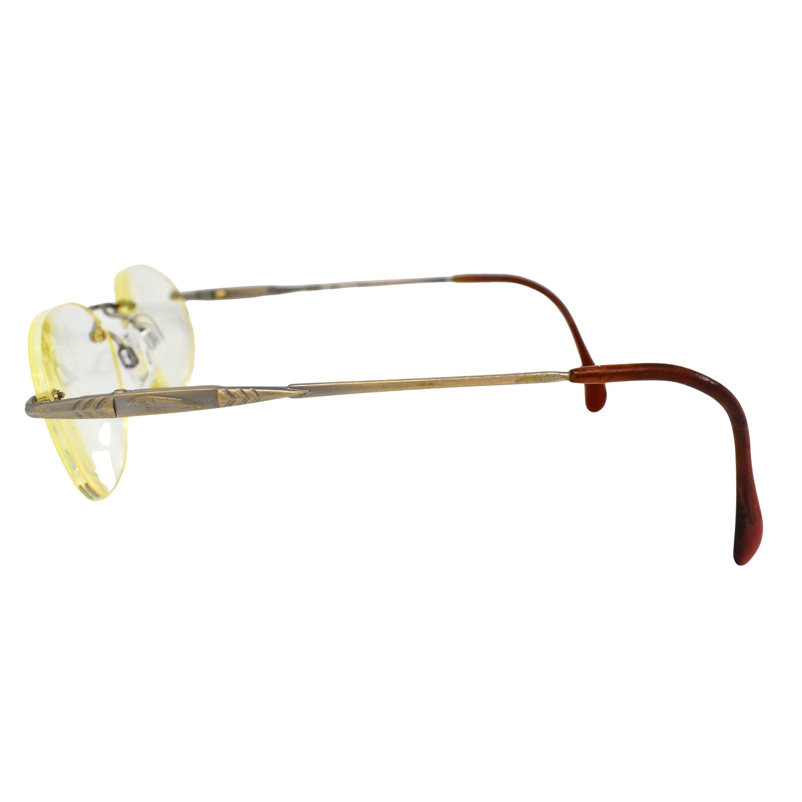 Jaguar Unknown Model-Gold Rimless 54-19-140mm Eyeglasses FRAMES ONLY – GOOD